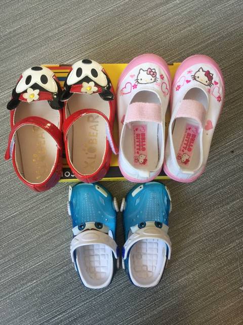 闲置女童鞋3双50包邮内长15_内长都是15.米奇