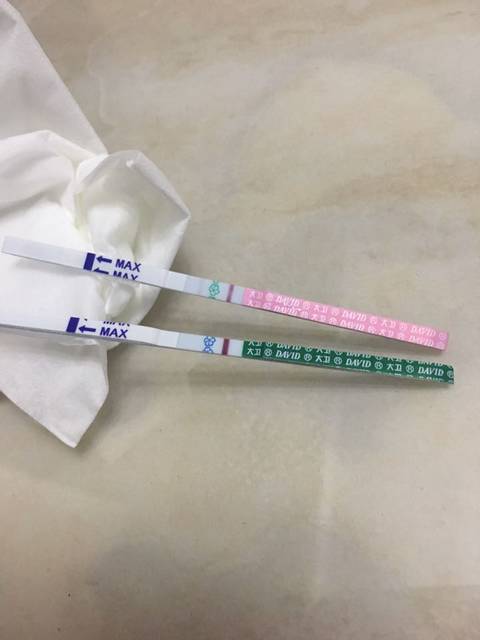 例假推迟2天了,排卵试纸两条,早早孕白板,啥情