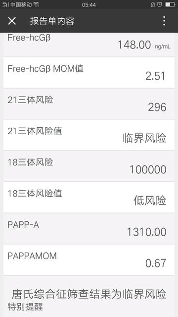 早筛临界风险,无创低风险通过快来接啊_11+5