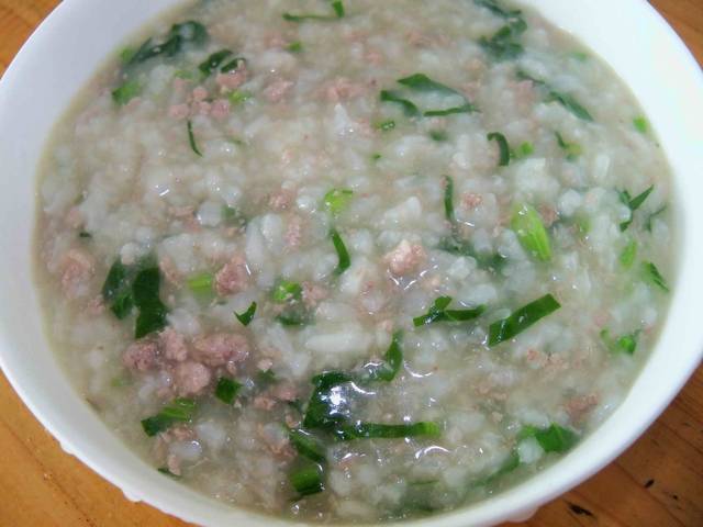 【宝宝辅食我来教】菠菜肉末粥