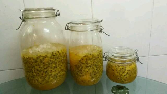百香果蜜_无聊在家自制百香果蜜,味道好喝哦_