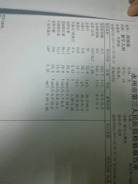 28天宝宝肝功能严重损伤,请问有类似情况吗?急