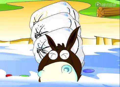 睡前故事 | 驴子过河_可怜的驴子背着几袋沉甸