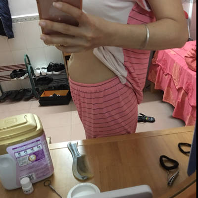 两个月孕妇肚子有多大图片
