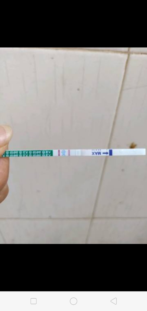 这个是我月经推迟第八天测的
