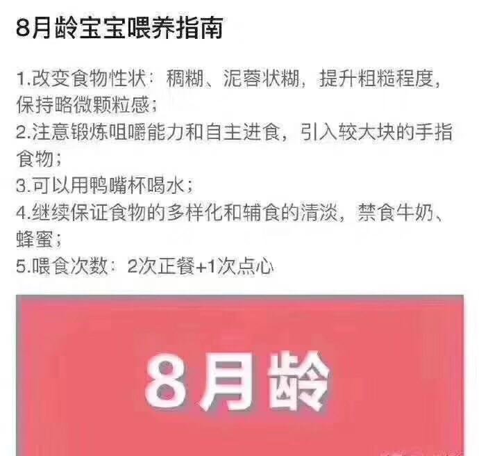 6--24月辅食喂养指南