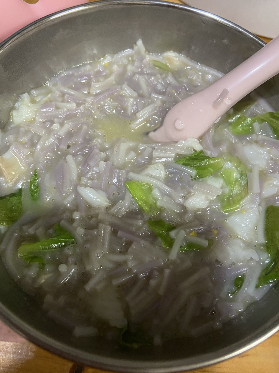 今日份辅食鱼汤面