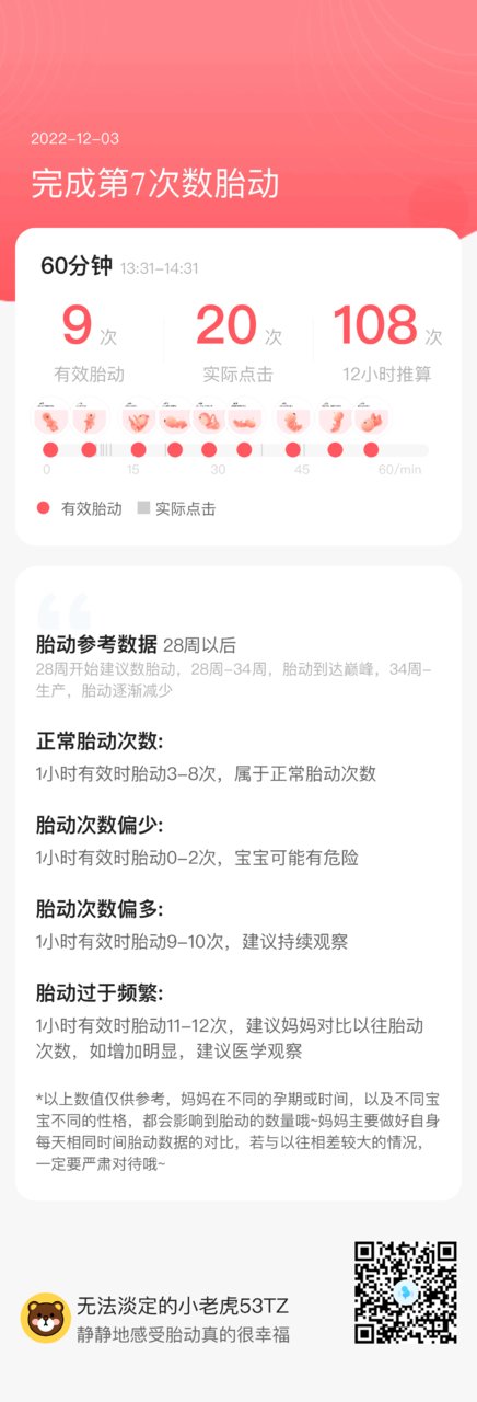 「孕30周4天」 和宝宝的互动瞬间~