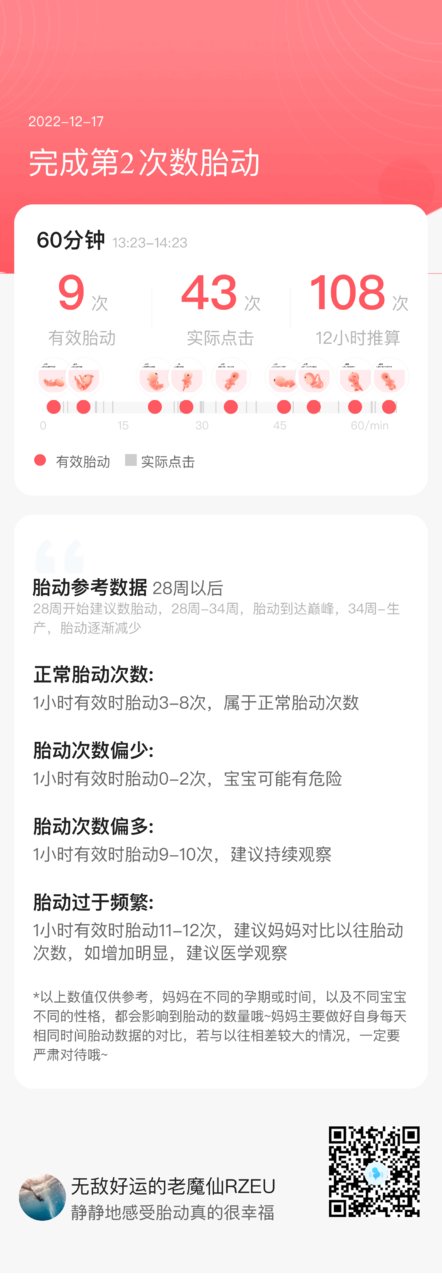 「孕32周3天」 和宝宝的互动瞬间~