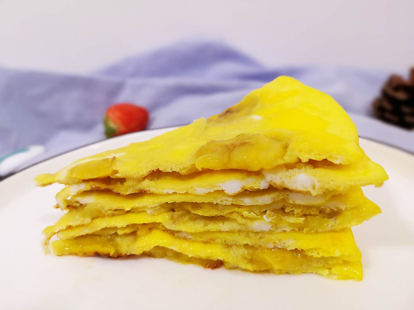 宝宝辅食之香蕉鸡蛋饼