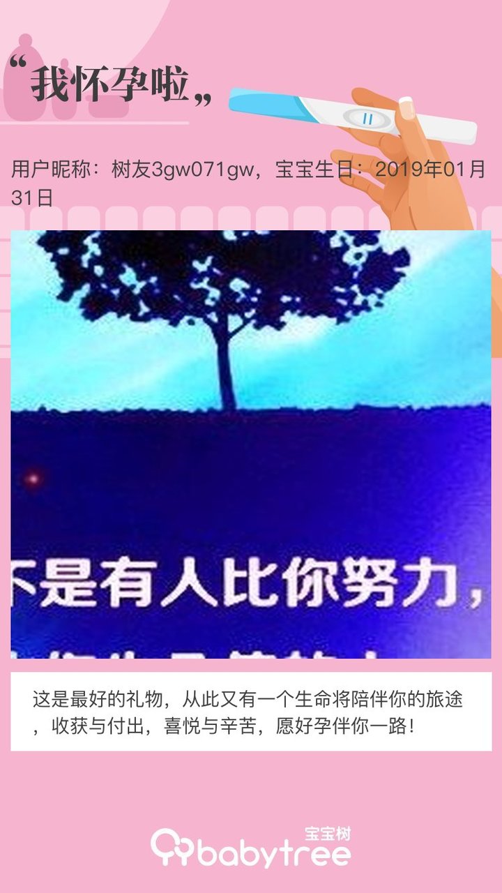 我怀孕啦